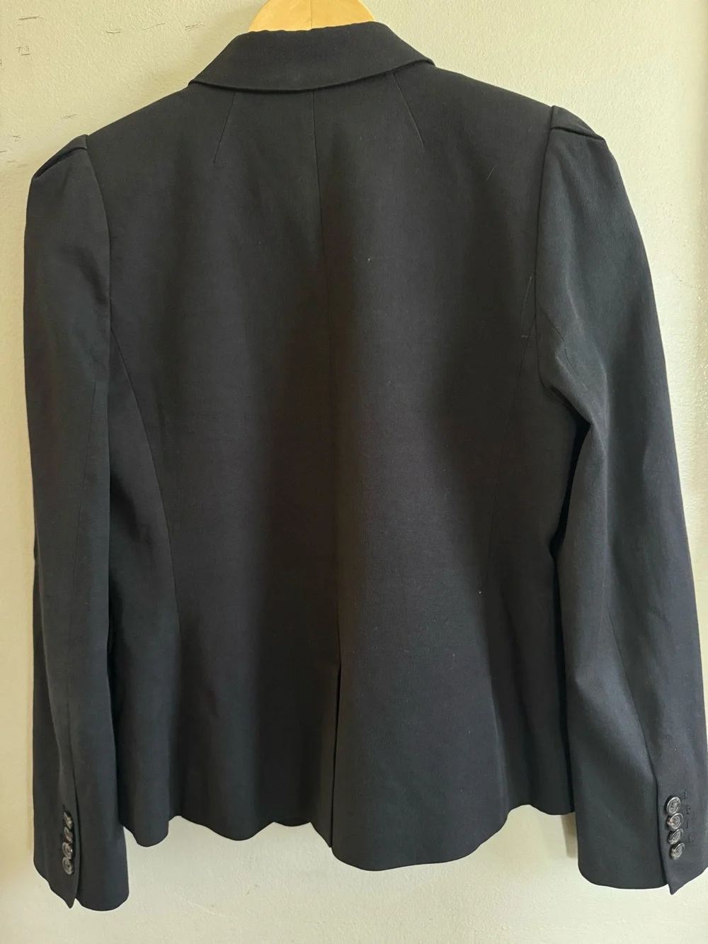J.Crew style A2107 women’s Puff-sleeve Blazer size 8 black